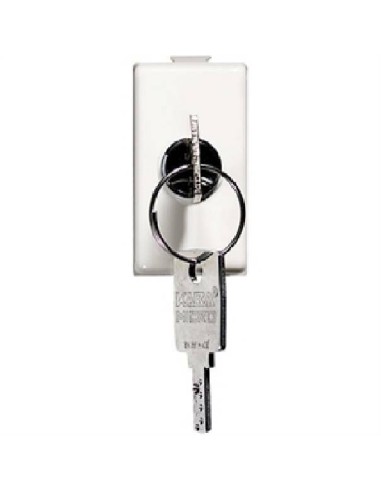 Bticino matix interruttore 2p 10a con chiave colore bianco am5007